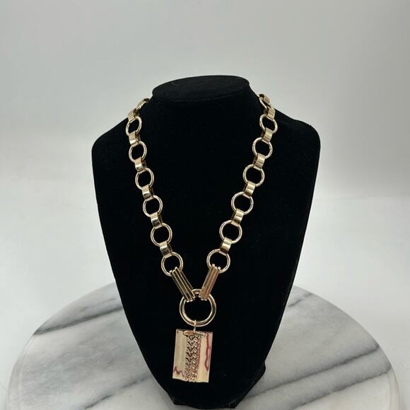 Dannijo Elisa Gold Plated Pendant Necklace - Picture 1 of 4